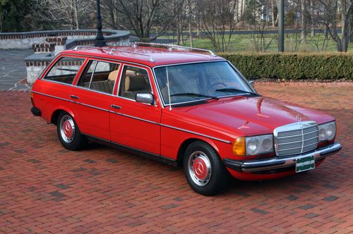 1981 mercedes-benz w123 euro 4-speed 300td 5-cyl. diesel wagon (non-turbo)