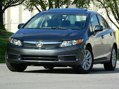 2012 honda civic exl, leather, heated seats, bluetooth, sunroof, very low miles