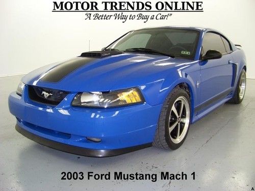 Mach 1 limited production cobra jet shaker hood leather 2003 ford mustang 41k