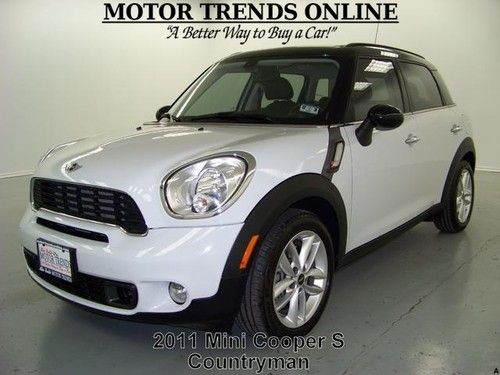 S turbo navigation htd seats dual roof hk sound 2011 mini cooper countryman 27k