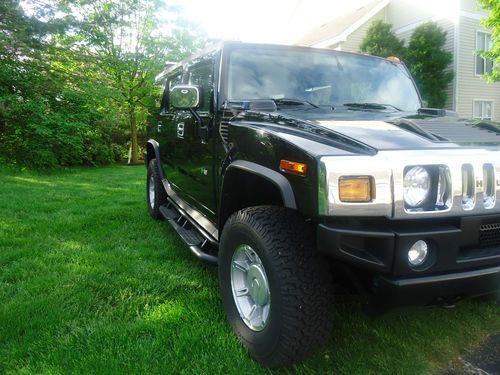 2003 hummer h2 luxury and chrome pkg 6.0l 18353 low miles 1st owner clean