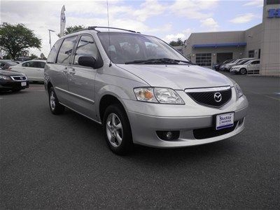 02 mazda mpv minivan es 3.0l v6 3rd row no reserve