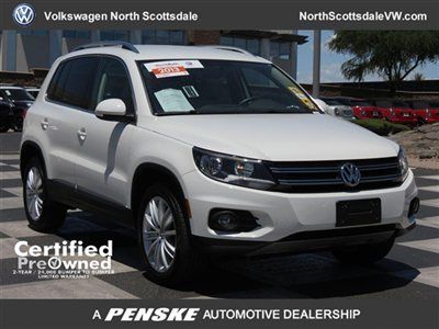 2013 volkswagen tiguan se 4motion- super rare! certified! like new!