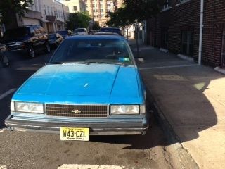 1987 chevy celebrity 4 cylinder  no reserve