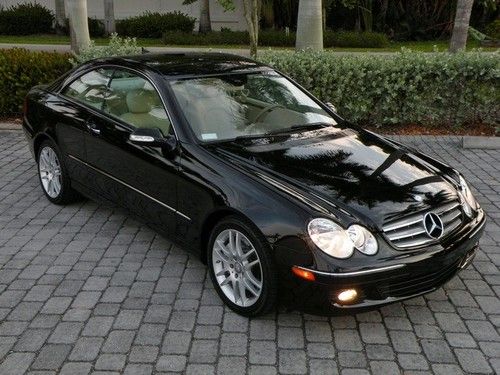 09 clk350 coupe automatic leather premium &amp; appearance pkg 1 florida owner