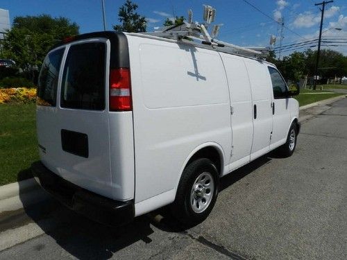 2011 chevy express 1500 service utility van shelves 1-owner warranty