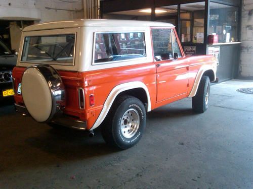 1977 ford bronco ranger restored orange 2nd owner 30k  original miles