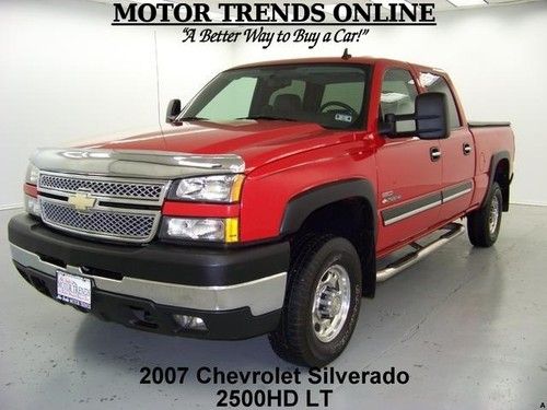 4x4 lt lt2 hd diesel dvd leather htd seats crew 2007 chevy silverado 2500 70k