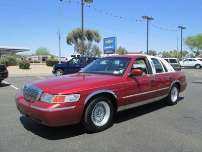 2000 red automatic v8 low miles:62k sedan