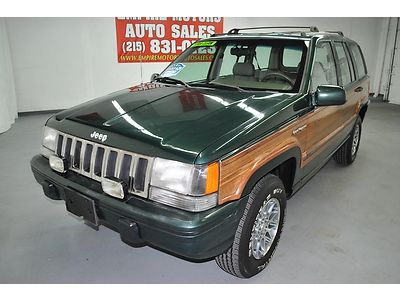 1993 jeep grand cherokee wagoneer only 80k one owner no reserve
