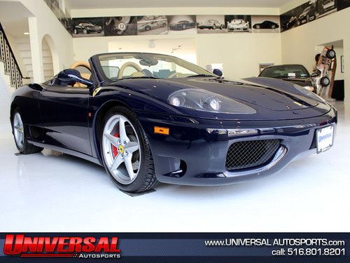 2002 ferrari 360 spider convertible 2-door 3.6l