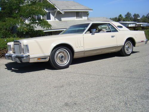 1979 lincoln mark v cartier  california car original ! nr!