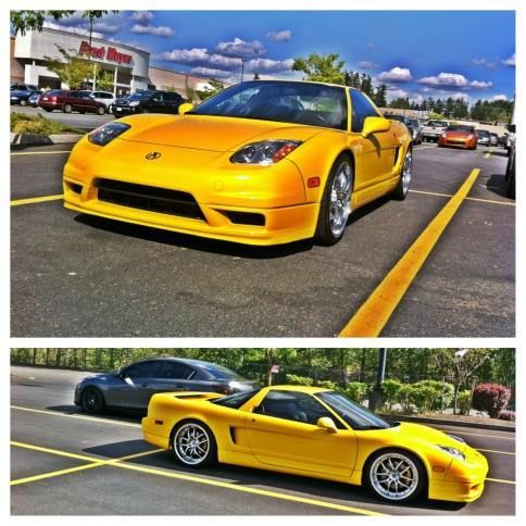 2003 acura nsx-t  6 speed, targa, yellow/black! only 37k miles! a mint cond nsx~
