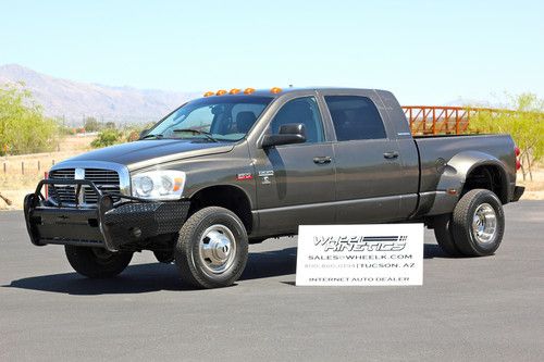 2007 dodge ram 5.9l diesel mega cab dually 4x4 4wd drw slt see video