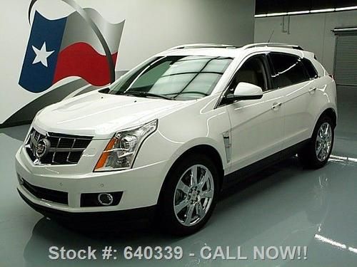 2010 cadillac srx performance pano sunroof nav 20's 25k texas direct auto