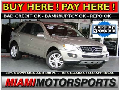 We finance '06 mercedes benz suv awd navigation leather sunroof premium sound