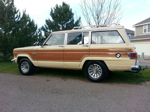 1982 jeep wagoneer sj unrestored original 360-v8 -tons of recent mechanical work