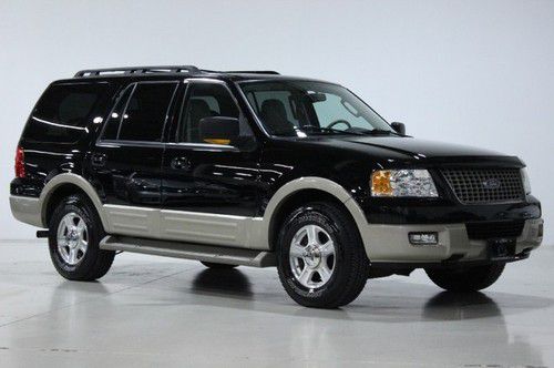 06 ford expedition eddie bauer 4x4 rear dvd 3rd row moonroof 5.4l 4wd clean