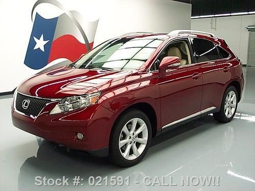 2010 lexus rx350 sunroof nav rear cam climate seats 32k texas direct auto