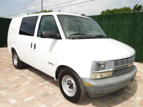 02 chevy astro only 56k miles cargo work van 1 owner very clean small mini 4.3l