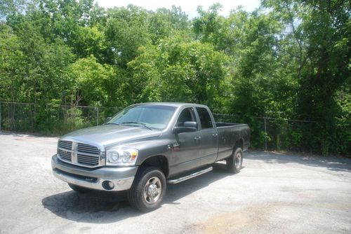 2008 dodge ram 2500 quad cab 4x4 5.9 cummins diesel no reserve!!! crew 3500