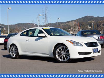 2008 g37 coupe: one-owner, low miles, navigation, offered by mercedes dealership
