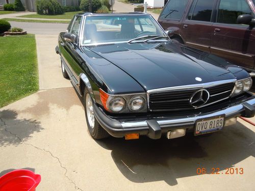 1984 mercedes 380sl with 55,308 original miles