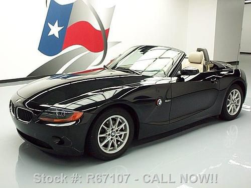 2004 bmw z4 2.5i roadster 5-speed power top only 53k mi texas direct auto