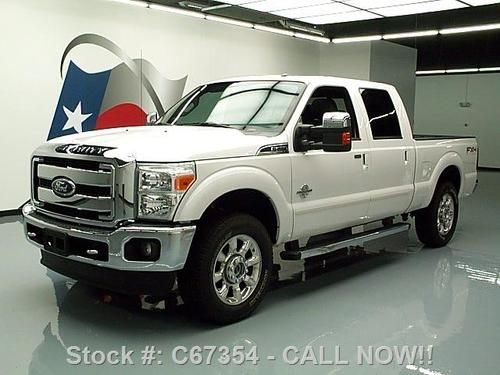 2011 ford f-250 lariat 4x4 diesel sunroof nav rear cam! texas direct auto