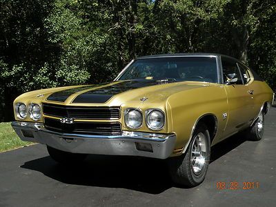1970 Chevy Chevelle SS 396 350 HP Georgia car with bill sheet bucket seats, image 2