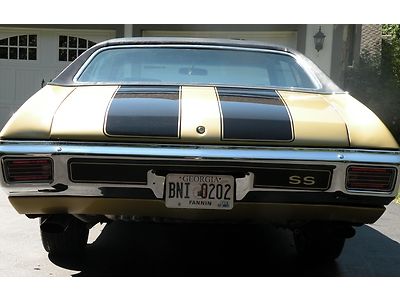 1970 Chevy Chevelle SS 396 350 HP Georgia car with bill sheet bucket seats, image 12