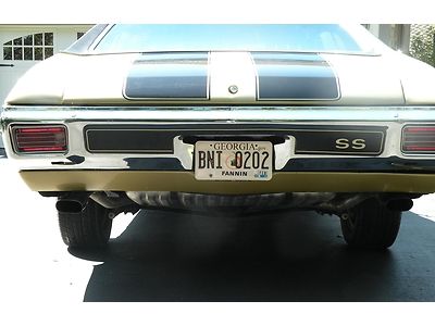 1970 Chevy Chevelle SS 396 350 HP Georgia car with bill sheet bucket seats, image 13