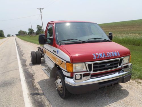 Ford e-450 2006 6.0 turbo diesel powerstroke cutaway chassis