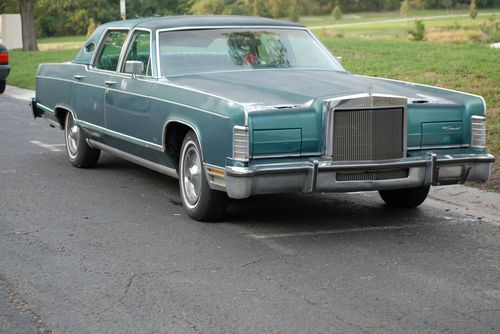 1979 lincoln continental base hardtop 4-door 6.6l (fl estate car no reserve!)