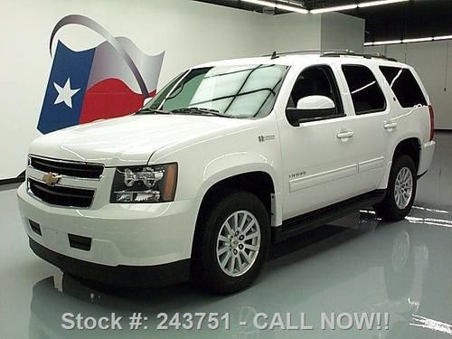 2013 chevy tahoe hybrid 4x4 sunroof nav rea cam dvd 6k texas direct auto