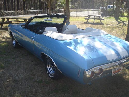 1972  chevrolet chevelle ss convertible