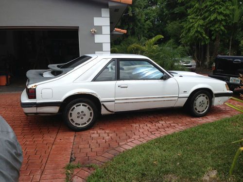 1986 Ford Mustang SVO Oxford White, 1 of 561 made, US $3,500.00, image 2