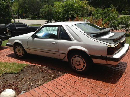 1986 Ford Mustang SVO Oxford White, 1 of 561 made, US $3,500.00, image 3
