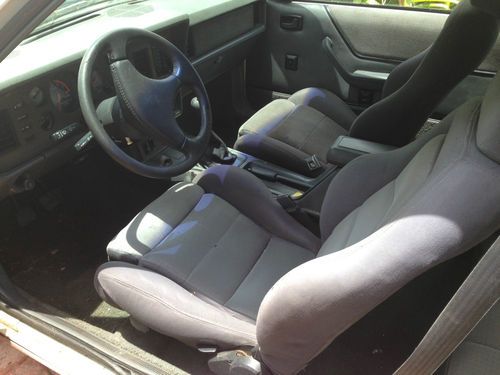 1986 Ford Mustang SVO Oxford White, 1 of 561 made, US $3,500.00, image 7