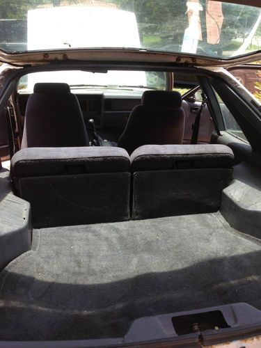 1986 Ford Mustang SVO Oxford White, 1 of 561 made, US $3,500.00, image 9