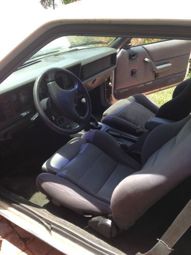 1986 Ford Mustang SVO Oxford White, 1 of 561 made, US $3,500.00, image 10