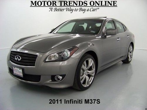 Sport navigation rearcam sunroof htd ac seats 2011 infiniti m37 m37s 52k