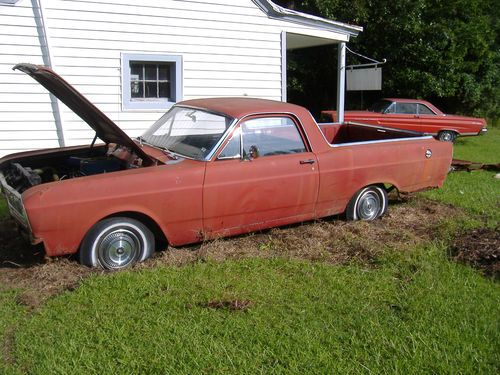 1966 ford ranchero-289 v8 with 3 speed manual-all original project car