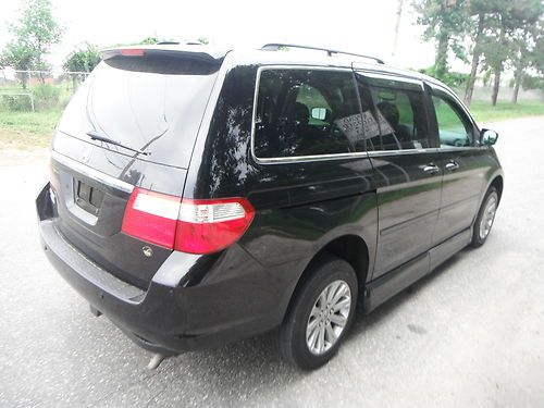 07 HONDA ODYSSEY TOURING HANDICAP VAN WHEEL CHAIR RAMP 83298 MILES LEATHER, US $22,500.00, image 12