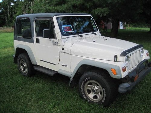 1997 jeep wrangler se sport utility 2-door 2.5l