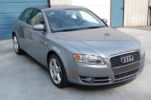 Warranty 2007 audi a4 2.0t turbo 6 speed manual sunroof leather 34 mpg sedan 07