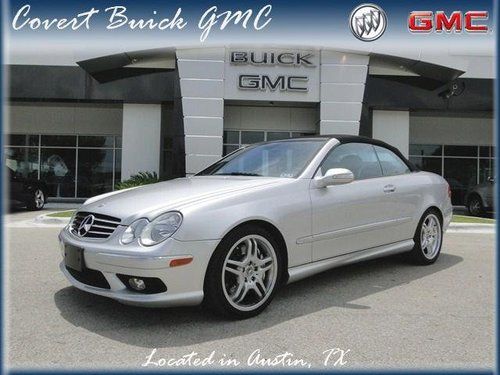 05 clk-class clk55 amg convertible low miles leather