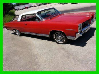 1964 pontiac bonneville 2 door hardtop 389 automatic rwd red