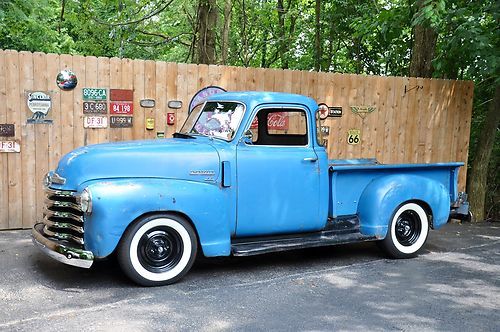 1951 chevy five window pickup/street rod/rat rod