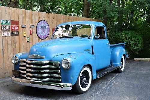1951 CHEVY FIVE WINDOW PICKUP/STREET ROD/RAT ROD, image 2